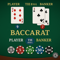 Casombie - Baccarat Table Game - Elegant and Simple